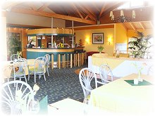 Innenraum Restaurant Albatros auf dem Golfplatz Weilrod